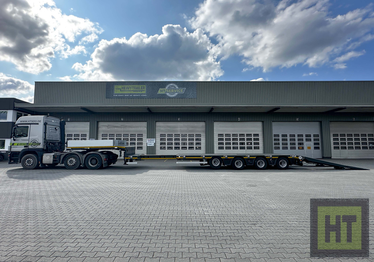 Низкорамный полуприцеп Goldhofer 4-Achs-Tele-Semi mit hydr. Doppelklapprampen: фото 7 Низкорамный полуприцеп Goldhofer 4-Achs-Tele-Semi mit hydr. Doppelklapprampen: фото 7