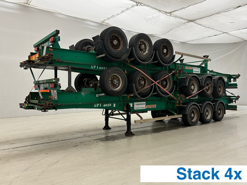 GT Trailers 4 x Skelet 2 x 20-40 ft* - Полуприцеп-контейнеровоз/ Сменный кузов: фото 1 GT Trailers 4 x Skelet 2 x 20-40 ft* - Полуприцеп-контейнеровоз/ Сменный кузов: фото 1