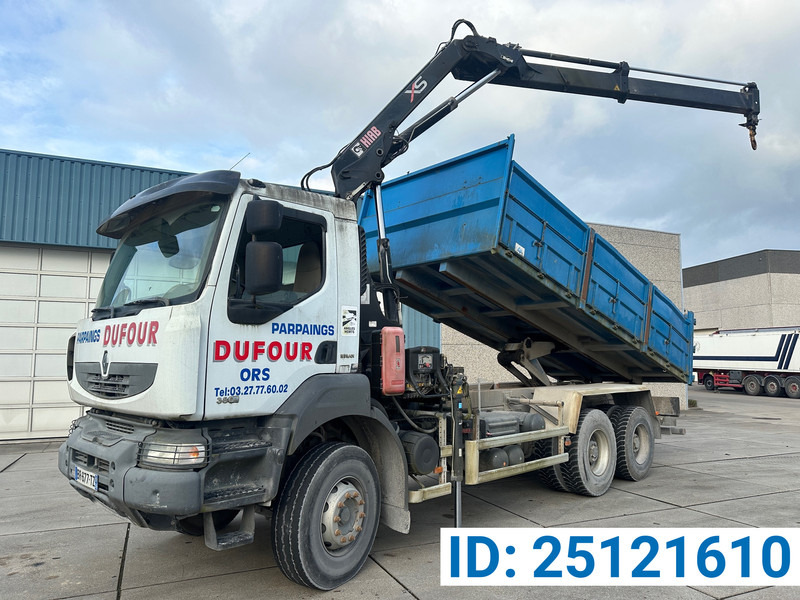 Renault KERAX 380 Dxi - 6x4 - Самосвал, Автоманипулятор: фото 1 Renault KERAX 380 Dxi - 6x4 - Самосвал, Автоманипулятор: фото 1