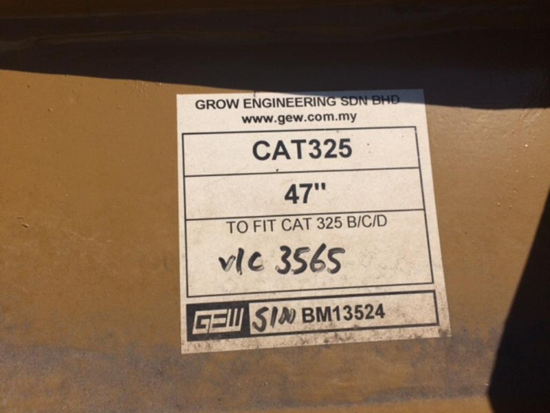Новый Ковш Caterpillar 325B / 325C / 325D 47 inch HDbucket: фото 6