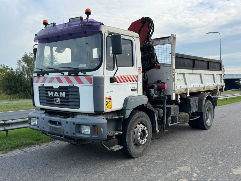 MAN 19.310 4x2 Kipper with HMF 1463K2 Crane - Самосвал, Автоманипулятор: фото 2 MAN 19.310 4x2 Kipper with HMF 1463K2 Crane - Самосвал, Автоманипулятор: фото 2