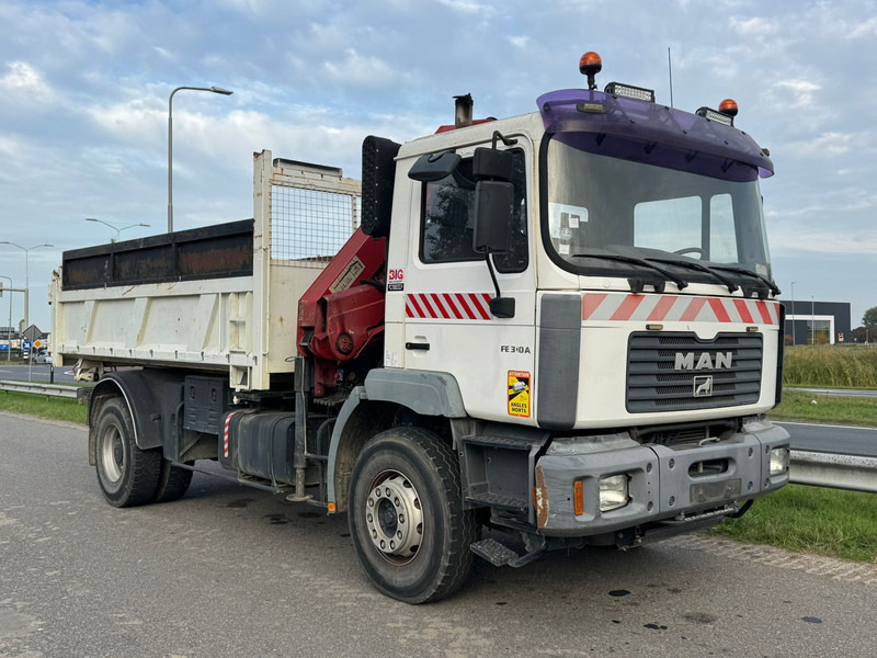 MAN 19.310 4x2 Kipper with HMF 1463K2 Crane - Самосвал, Автоманипулятор: фото 3 MAN 19.310 4x2 Kipper with HMF 1463K2 Crane - Самосвал, Автоманипулятор: фото 3