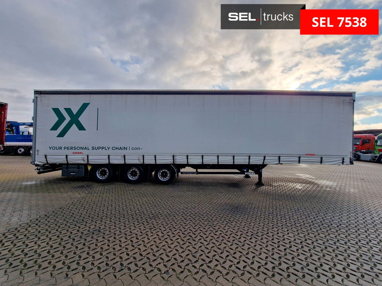 Kögel S24-1 / Hubdach / EDSCHA - Тентованный полуприцеп: фото 4 Kögel S24-1 / Hubdach / EDSCHA - Тентованный полуприцеп: фото 4