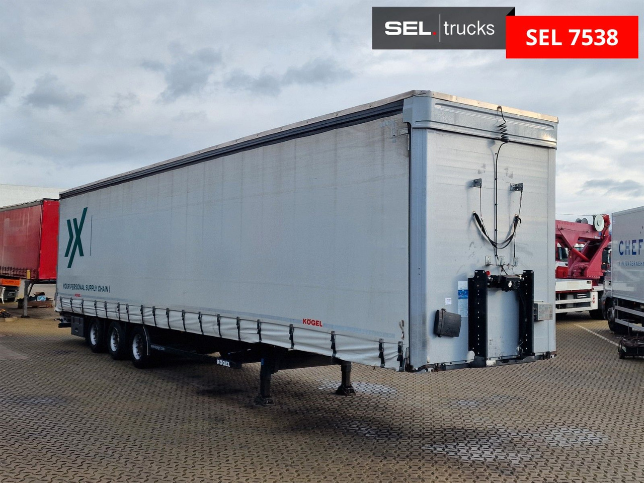 Kögel S24-1 / Hubdach / EDSCHA - Тентованный полуприцеп: фото 3 Kögel S24-1 / Hubdach / EDSCHA - Тентованный полуприцеп: фото 3