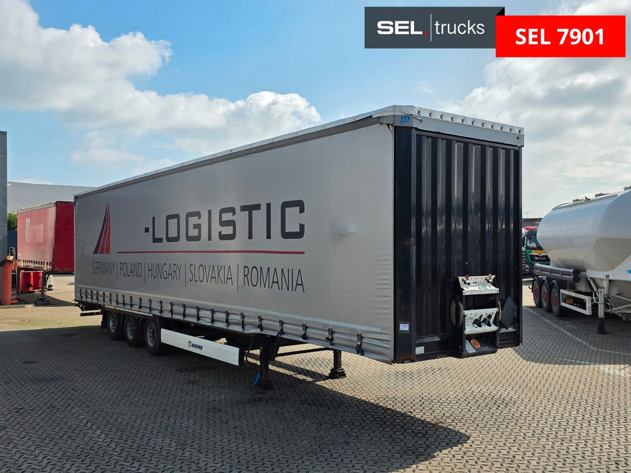 Krone SD / Hubdach / EDSCHA / Mega / Liftachse - Тентованный полуприцеп: фото 3 Krone SD / Hubdach / EDSCHA / Mega / Liftachse - Тентованный полуприцеп: фото 3