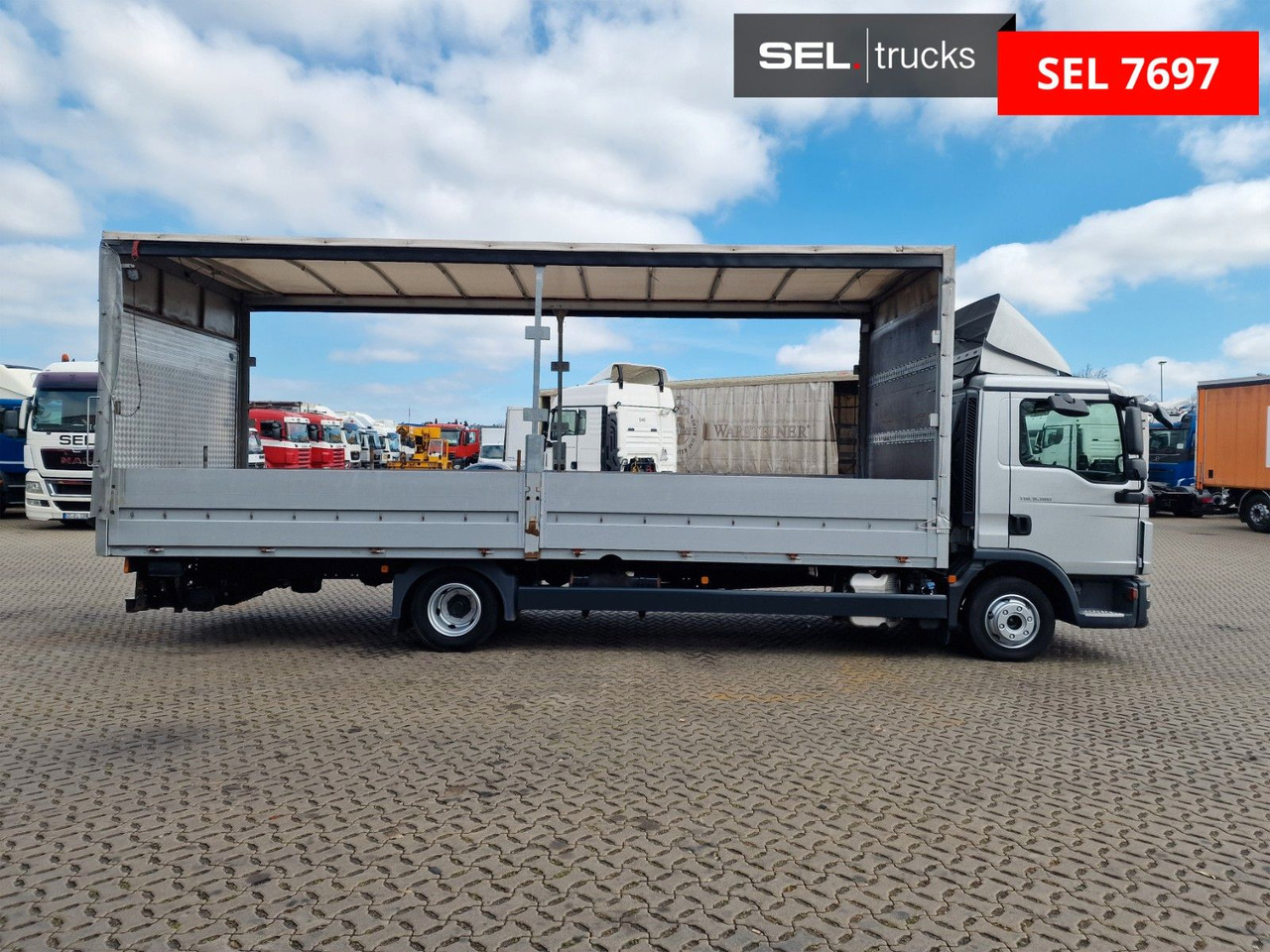 MAN TGL 8.180 4x2 BL / Ladebordwand - Тентованный фургон: фото 4 MAN TGL 8.180 4x2 BL / Ladebordwand - Тентованный фургон: фото 4