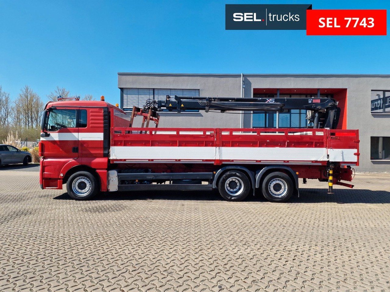 Автоманипулятор MAN TGX 26.400 6x2-2 BL / Intarder / HIAB /Lenkachse: фото 8