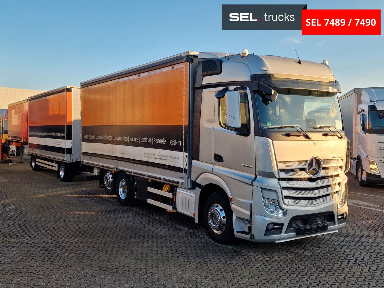 Mercedes-Benz Actros 2545 / Retarder / Alukappen / Standklima - Тентованный грузовик: фото 3 Mercedes-Benz Actros 2545 / Retarder / Alukappen / Standklima - Тентованный грузовик: фото 3