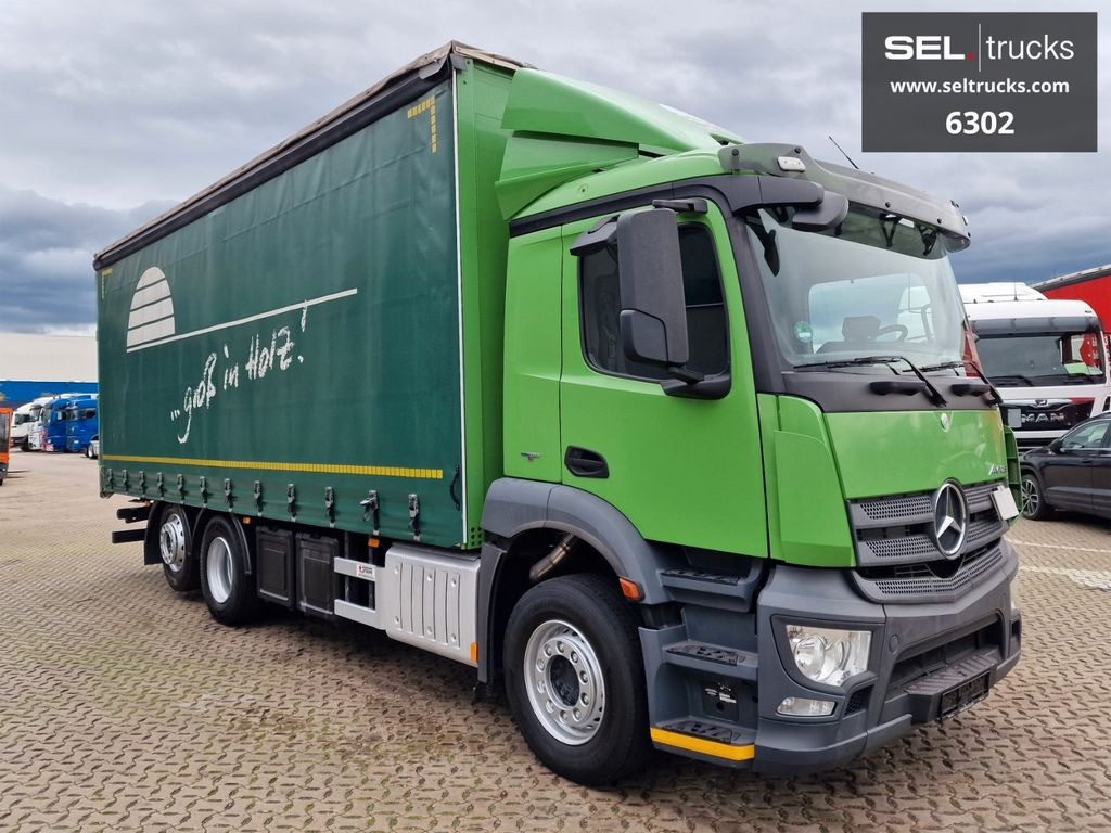 Mercedes-Benz Antos 2536 L / LENKACHSE / STERZANTE - Тентованный грузовик: фото 3 Mercedes-Benz Antos 2536 L / LENKACHSE / STERZANTE - Тентованный грузовик: фото 3
