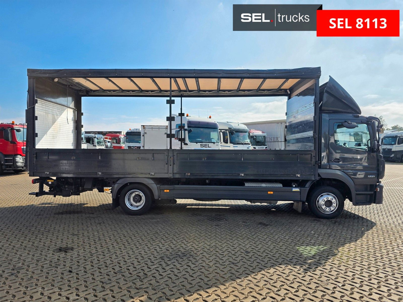 Mercedes-Benz Atego 1221 / Ladebordwand / Rückfahrkamera - Тентованный грузовик: фото 4 Mercedes-Benz Atego 1221 / Ladebordwand / Rückfahrkamera - Тентованный грузовик: фото 4