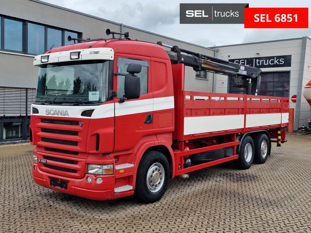 Scania R 380 LB6X2*4MNA / Retarder / HIAB / Lenkachse - Автоманипулятор, Грузовик бортовой/ Платформа: фото 1 Scania R 380 LB6X2*4MNA / Retarder / HIAB / Lenkachse - Автоманипулятор, Грузовик бортовой/ Платформа: фото 1