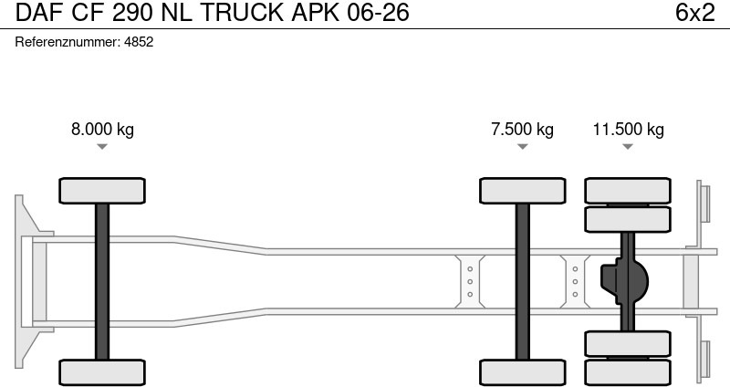Мусоровоз DAF CF 290 NL TRUCK APK 06-26: фото 13 Мусоровоз DAF CF 290 NL TRUCK APK 06-26: фото 13
