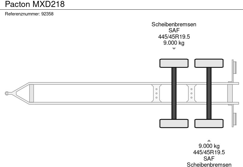 Прицеп-фургон Pacton MXD218: фото 11