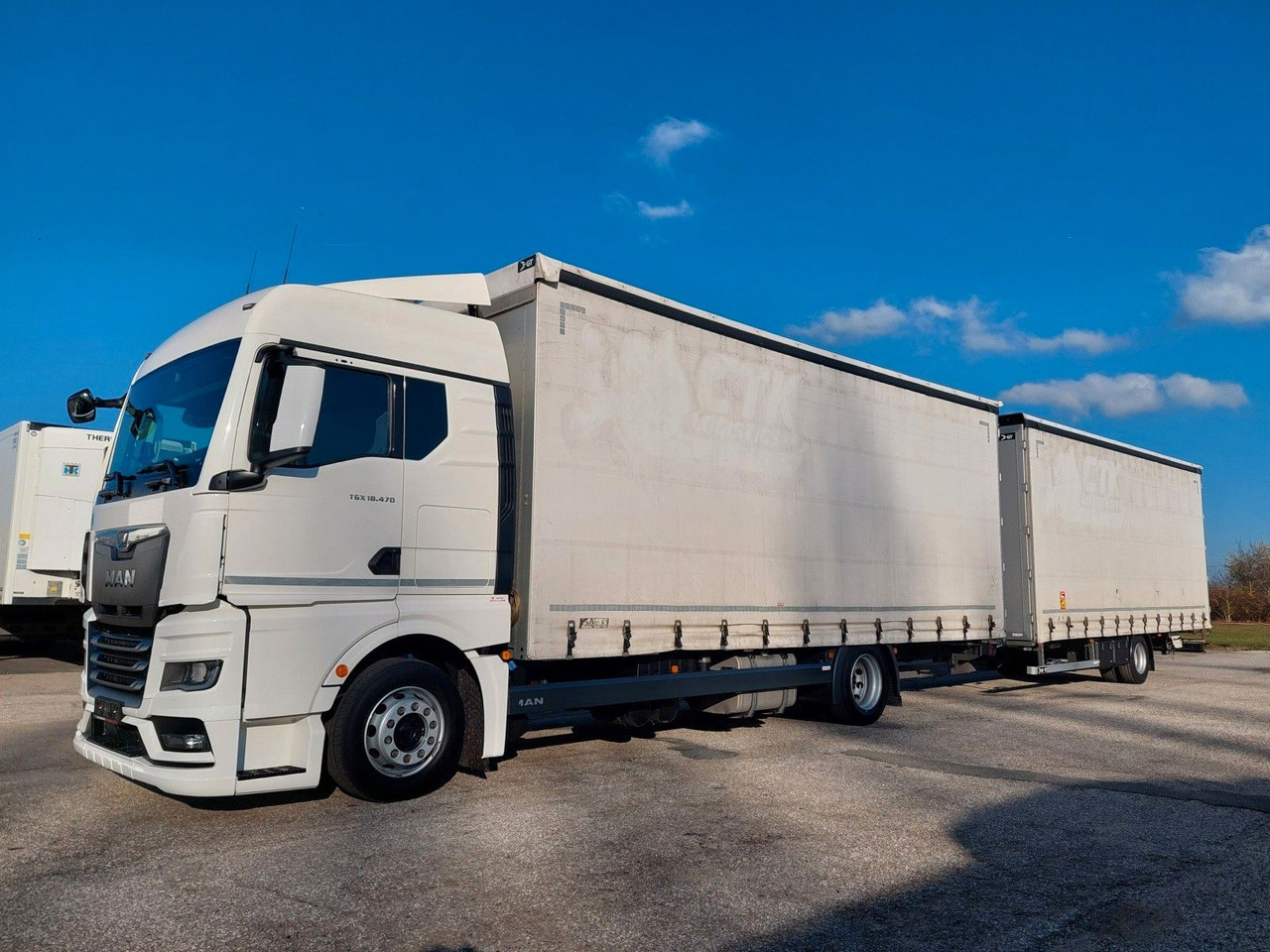 MAN TGX 18.470 LL + Gniotpol G-4080 120 m3 Durchbar - Тентованный грузовик: фото 1 MAN TGX 18.470 LL + Gniotpol G-4080 120 m3 Durchbar - Тентованный грузовик: фото 1