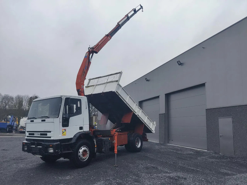 Самосвал, Автоманипулятор Iveco Eurotech 190 E27 - TIPPER + CRANE FASSI - 350 250KM: фото 16