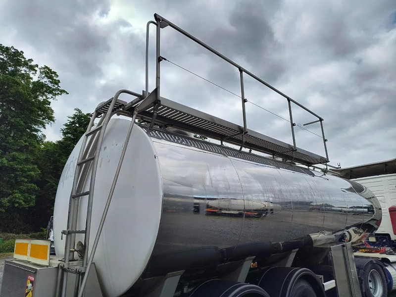 Полуприцеп-цистерна для транспортировки молока MAISONNEUVE 25000L INSULATED INOX TANK - 2 COMP - PUMP: фото 12