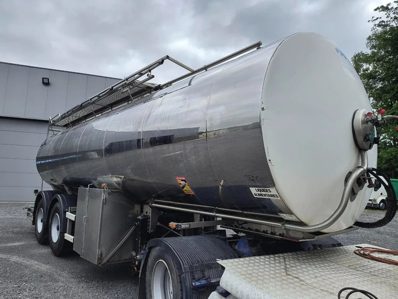Полуприцеп-цистерна для транспортировки молока MAISONNEUVE 25000L INSULATED INOX TANK - 2 COMP - PUMP: фото 6