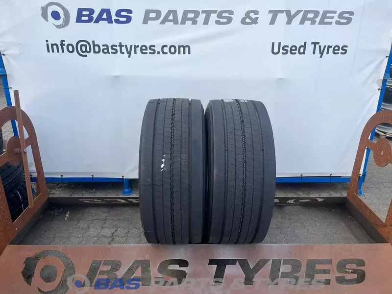 Bridgestone Bridgestone 385/55R22.5 DURAVIS R-STEER002 160/158 K M+S 3PMSF gebruikte set - Шина для Грузовиков: фото 1 Bridgestone Bridgestone 385/55R22.5 DURAVIS R-STEER002 160/158 K M+S 3PMSF gebruikte set - Шина для Грузовиков: фото 1