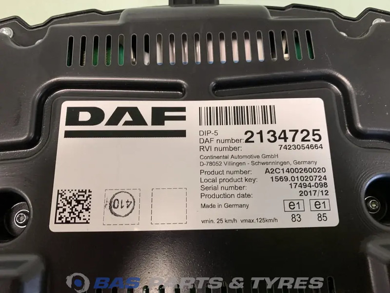 DAF LF Euro 6 - Приборная панель для Грузовиков: фото 3 DAF LF Euro 6 - Приборная панель для Грузовиков: фото 3