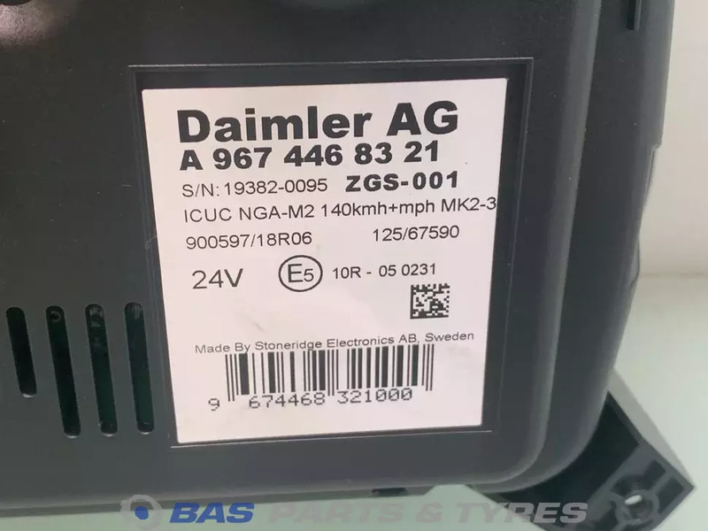 Mercedes-Benz Atego MP4 Instrumentencluster Mercedes A 967 446 83 21 - Приборная панель для Грузовиков: фото 3 Mercedes-Benz Atego MP4 Instrumentencluster Mercedes A 967 446 83 21 - Приборная панель для Грузовиков: фото 3