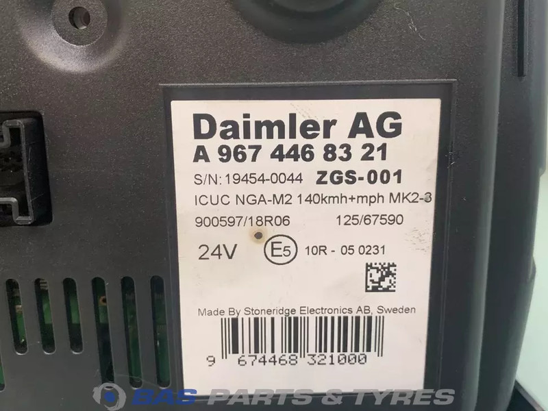 Mercedes-Benz Atego MP4 Instrumentencluster Mercedes A 967 446 83 21 - Приборная панель для Грузовиков: фото 3 Mercedes-Benz Atego MP4 Instrumentencluster Mercedes A 967 446 83 21 - Приборная панель для Грузовиков: фото 3