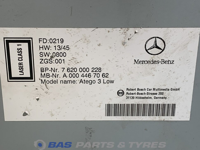 Mercedes-Benz Radio Mercedes A 001 446 21 62 - Кабина и интерьер для Грузовиков: фото 2 Mercedes-Benz Radio Mercedes A 001 446 21 62 - Кабина и интерьер для Грузовиков: фото 2