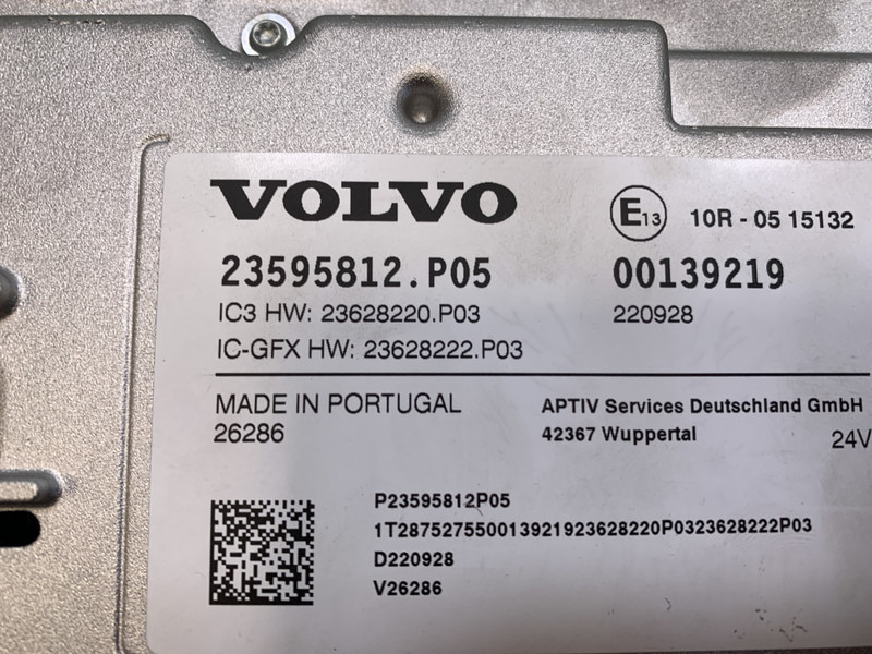 Volvo FH4B - Приборная панель для Грузовиков: фото 3 Volvo FH4B - Приборная панель для Грузовиков: фото 3
