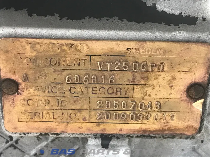 Volvo Volvo VT2506PT Powertronic Versnellingsbak 20587043 - Коробка передач для Грузовиков: фото 5 Volvo Volvo VT2506PT Powertronic Versnellingsbak 20587043 - Коробка передач для Грузовиков: фото 5