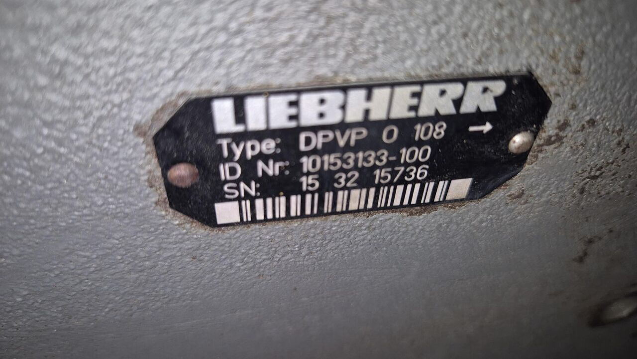 LIEBHERR DPVD O 108 REF.1015133 LIEBHERR R916/R906 - Гидравлический насос для Автобусов: фото 2 LIEBHERR DPVD O 108 REF.1015133 LIEBHERR R916/R906 - Гидравлический насос для Автобусов: фото 2