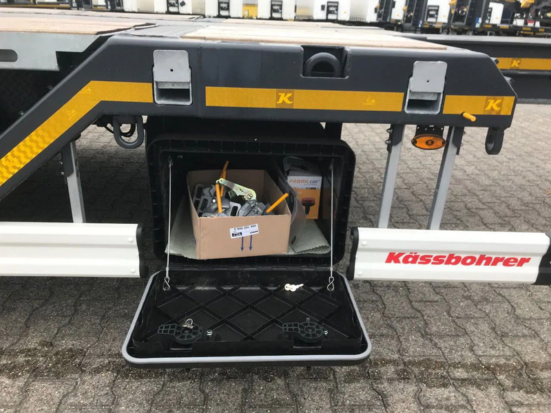Новый Полуприцеп бортовой/ Платформа Kässbohrer SPA MR 3 / 1N - 18 / 27 Uitschuifbare MEGA oplegger met wieluitsparingen: фото 12