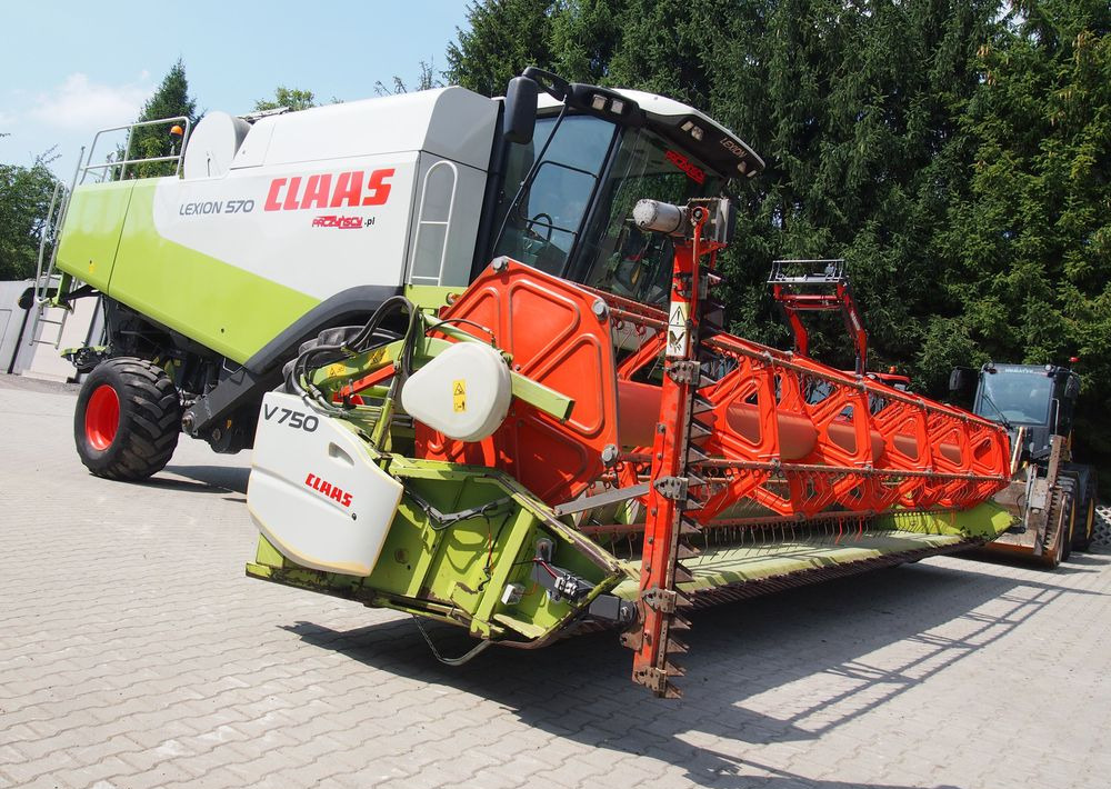 Kombajn zbożawy Claas Lexon 570 Kombajn zbożowy CLAAS LEXION 570+ heder VARIO 7,5m - Зерноуборочный комбайн: фото 3 Kombajn zbożawy Claas Lexon 570 Kombajn zbożowy CLAAS LEXION 570+ heder VARIO 7,5m - Зерноуборочный комбайн: фото 3