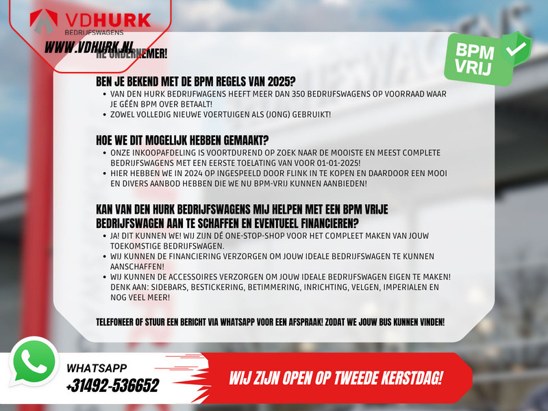 Микроавтобус, Пассажирский фургон Mercedes-Benz Sprinter 313 2.2 CDI L2H2 € 10.164 Incl. BTW BPM VRIJ! Combi/ 9 Persoons/ Kombi/ 9P/ Airco/ Rolstoellift: фото 8