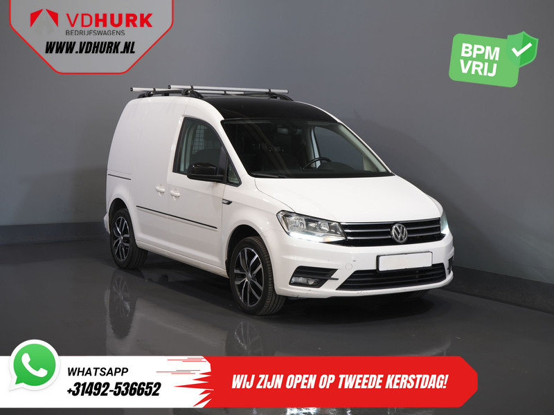 Volkswagen Caddy 2.0 TDI 100 pk DSG Aut. BPM VRIJ! Edition 35 Carplay/ Stoelverw./ Standkachel/ Cruise/ Airco/ PDC/ LMV/ Dakdragers/ Trekhaak/ In - Цельнометаллический фургон: фото 1 Volkswagen Caddy 2.0 TDI 100 pk DSG Aut. BPM VRIJ! Edition 35 Carplay/ Stoelverw./ Standkachel/ Cruise/ Airco/ PDC/ LMV/ Dakdragers/ Trekhaak/ In - Цельнометаллический фургон: фото 1