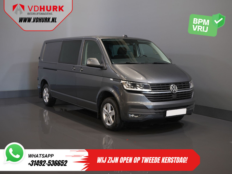 Volkswagen Transporter 2.0 TDI 150 pk DSG Aut. L2 DC Dubbel Cabine LED/ Adapt.Cruise/ Standkachel/ Stoelverw./ Carplay/ Camera/ PDC/ LMV/ Trekhaak/ Air - Цельнометаллический фургон, Грузопассажирский фургон: фото 1 Volkswagen Transporter 2.0 TDI 150 pk DSG Aut. L2 DC Dubbel Cabine LED/ Adapt.Cruise/ Standkachel/ Stoelverw./ Carplay/ Camera/ PDC/ LMV/ Trekhaak/ Air - Цельнометаллический фургон, Грузопассажирский фургон: фото 1