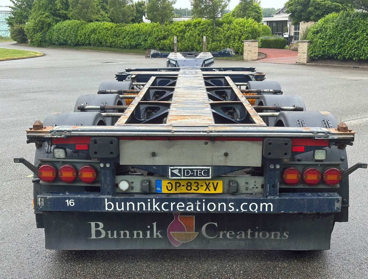D-TEC Flexitrailer Multi Liftaxle Drumbrakes TOP Condition NL Trailer 2 Pieces - Полуприцеп-контейнеровоз/ Сменный кузов: фото 4 D-TEC Flexitrailer Multi Liftaxle Drumbrakes TOP Condition NL Trailer 2 Pieces - Полуприцеп-контейнеровоз/ Сменный кузов: фото 4
