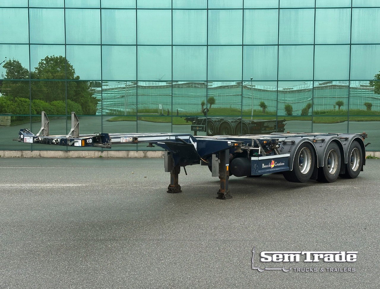D-TEC Flexitrailer Multi Liftaxle Drumbrakes TOP Condition NL Trailer 2 Pieces - Полуприцеп-контейнеровоз/ Сменный кузов: фото 1 D-TEC Flexitrailer Multi Liftaxle Drumbrakes TOP Condition NL Trailer 2 Pieces - Полуприцеп-контейнеровоз/ Сменный кузов: фото 1
