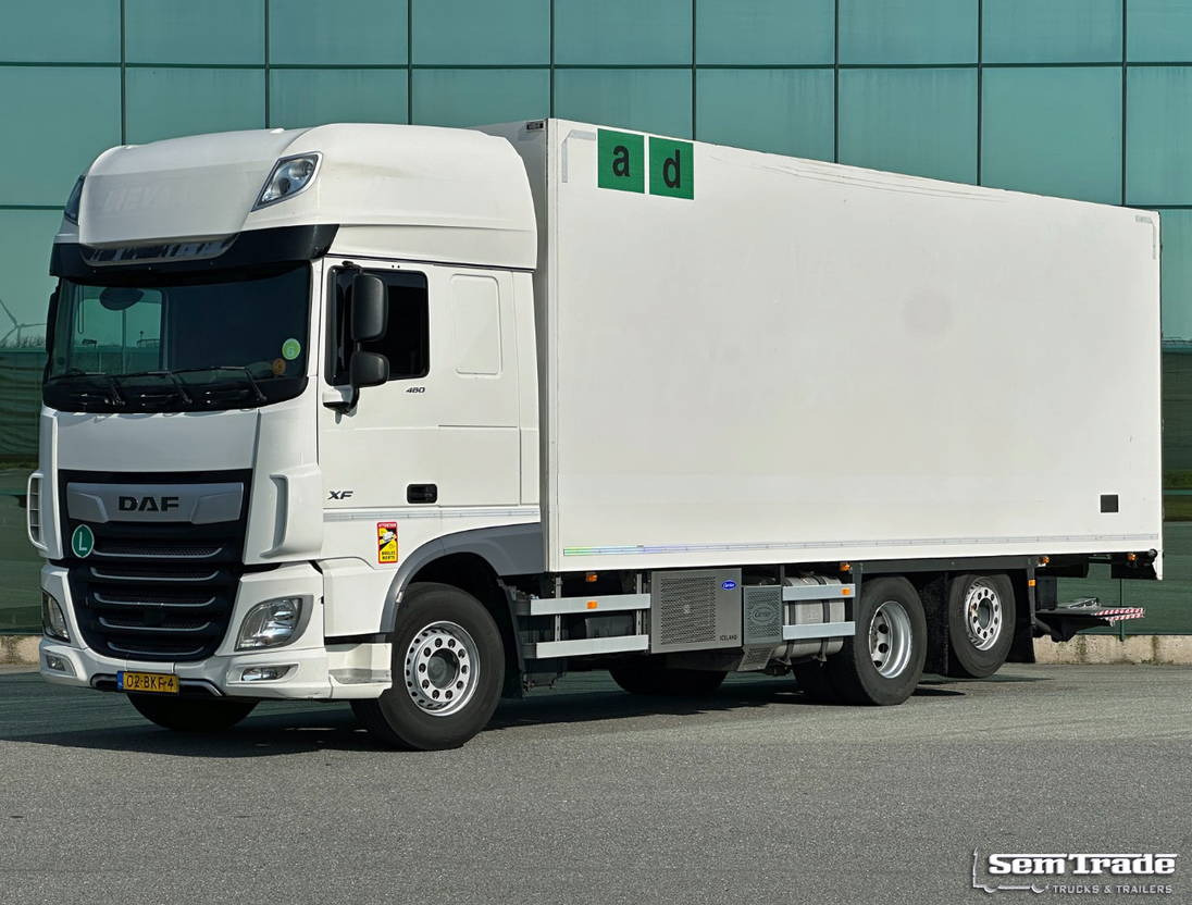 DAF XF 480 FAR SSC EBO Isolated BOX Tail Lift 2X Tanks TRS Cooling Holland-Truck - Рефрижератор: фото 1 DAF XF 480 FAR SSC EBO Isolated BOX Tail Lift 2X Tanks TRS Cooling Holland-Truck - Рефрижератор: фото 1