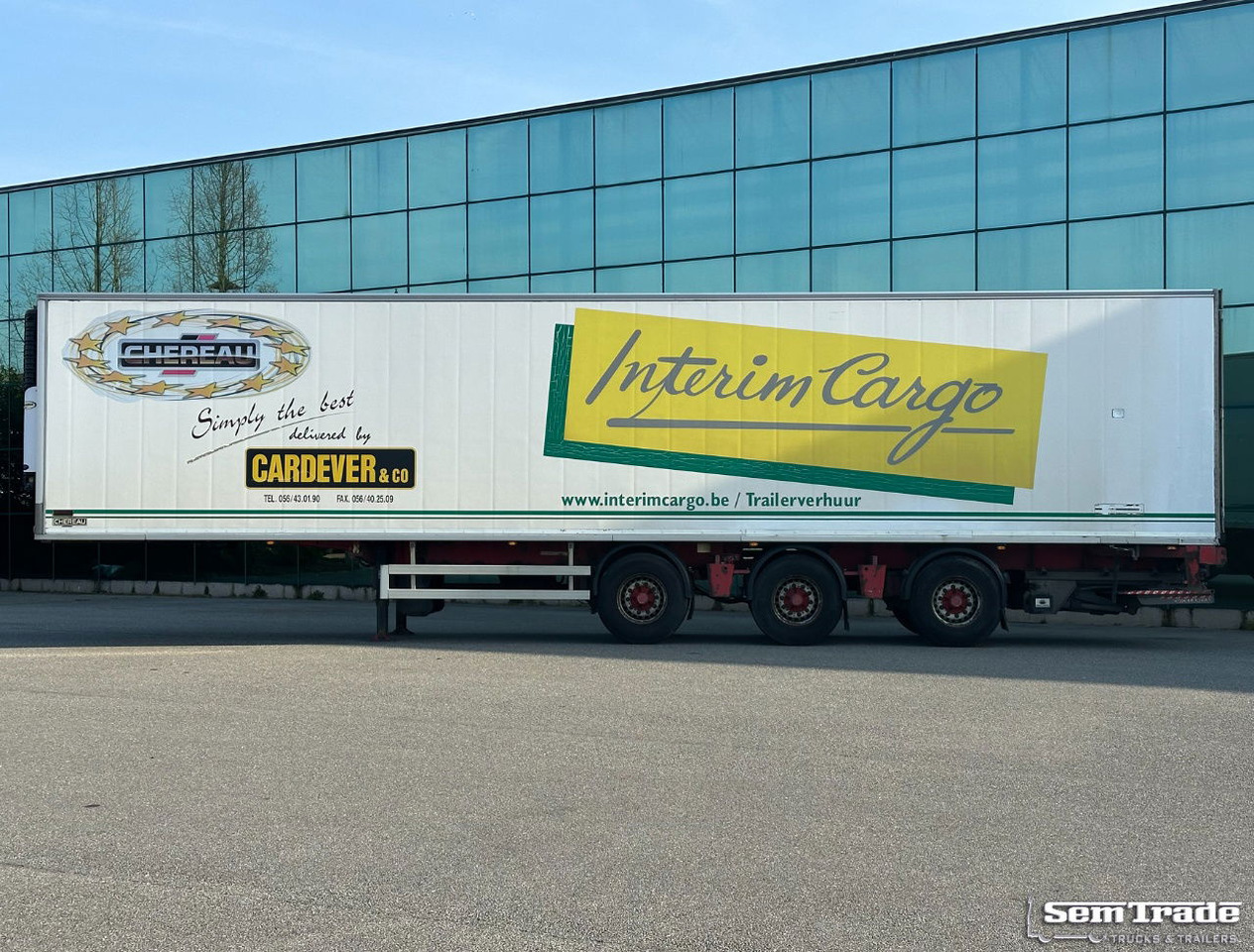 Renders Chereau Carrier Maxima 1300 Steering Axle Tail Lift Belgium Trailer - Полуприцеп-рефрижератор: фото 2 Renders Chereau Carrier Maxima 1300 Steering Axle Tail Lift Belgium Trailer - Полуприцеп-рефрижератор: фото 2