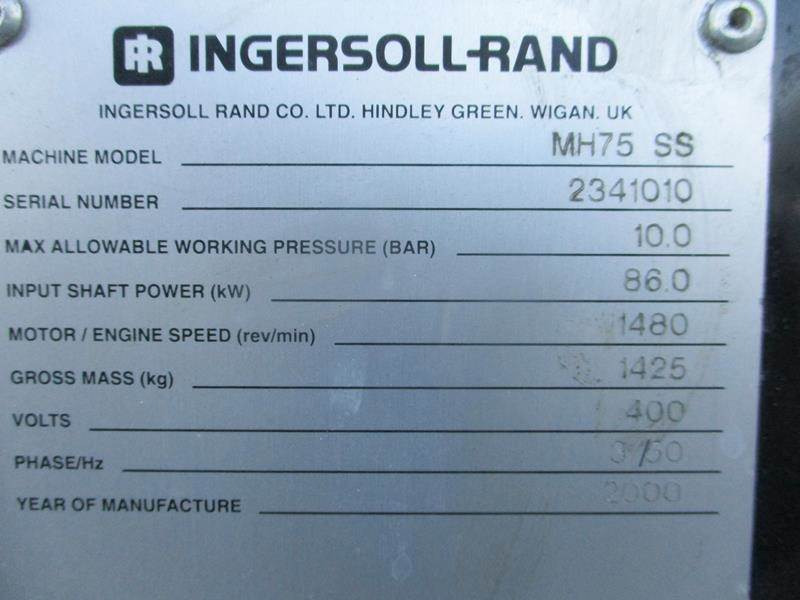 Воздушный компрессор Ingersoll Rand MH 75 SS: фото 10