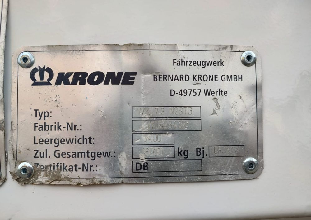 Krone Kontener BDF Krone 7.45m 18 palet - Сменный кузов - фургон: фото 3 Krone Kontener BDF Krone 7.45m 18 palet - Сменный кузов - фургон: фото 3
