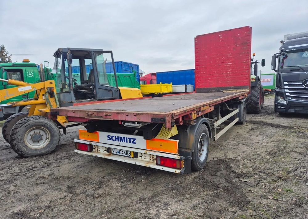 Schmitz Cargobull Przyczepa platforma Schmitz Krone - Прицеп бортовой/ Платформа: фото 4 Schmitz Cargobull Przyczepa platforma Schmitz Krone - Прицеп бортовой/ Платформа: фото 4