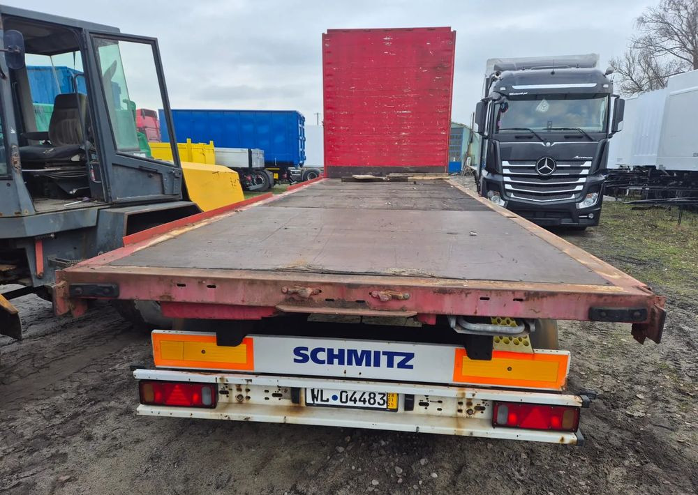 Schmitz Cargobull Przyczepa platforma Schmitz Krone - Прицеп бортовой/ Платформа: фото 1 Schmitz Cargobull Przyczepa platforma Schmitz Krone - Прицеп бортовой/ Платформа: фото 1