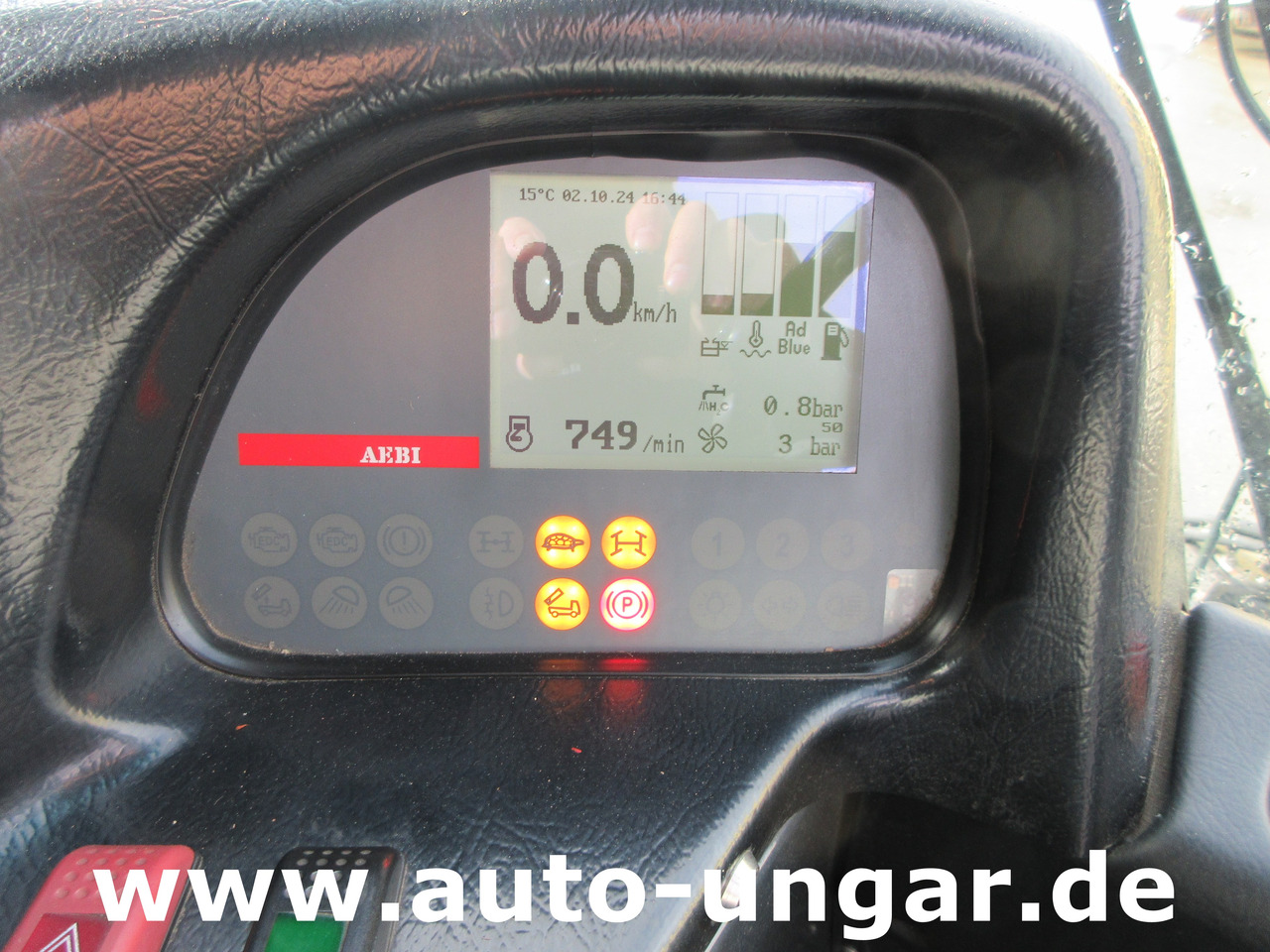 Подметально-уборочная машина Aebi MFH 5500 Baujahr 2014 Euro 5 Kehrmaschine mit zusätzlichem Schwemmbalken: фото 19