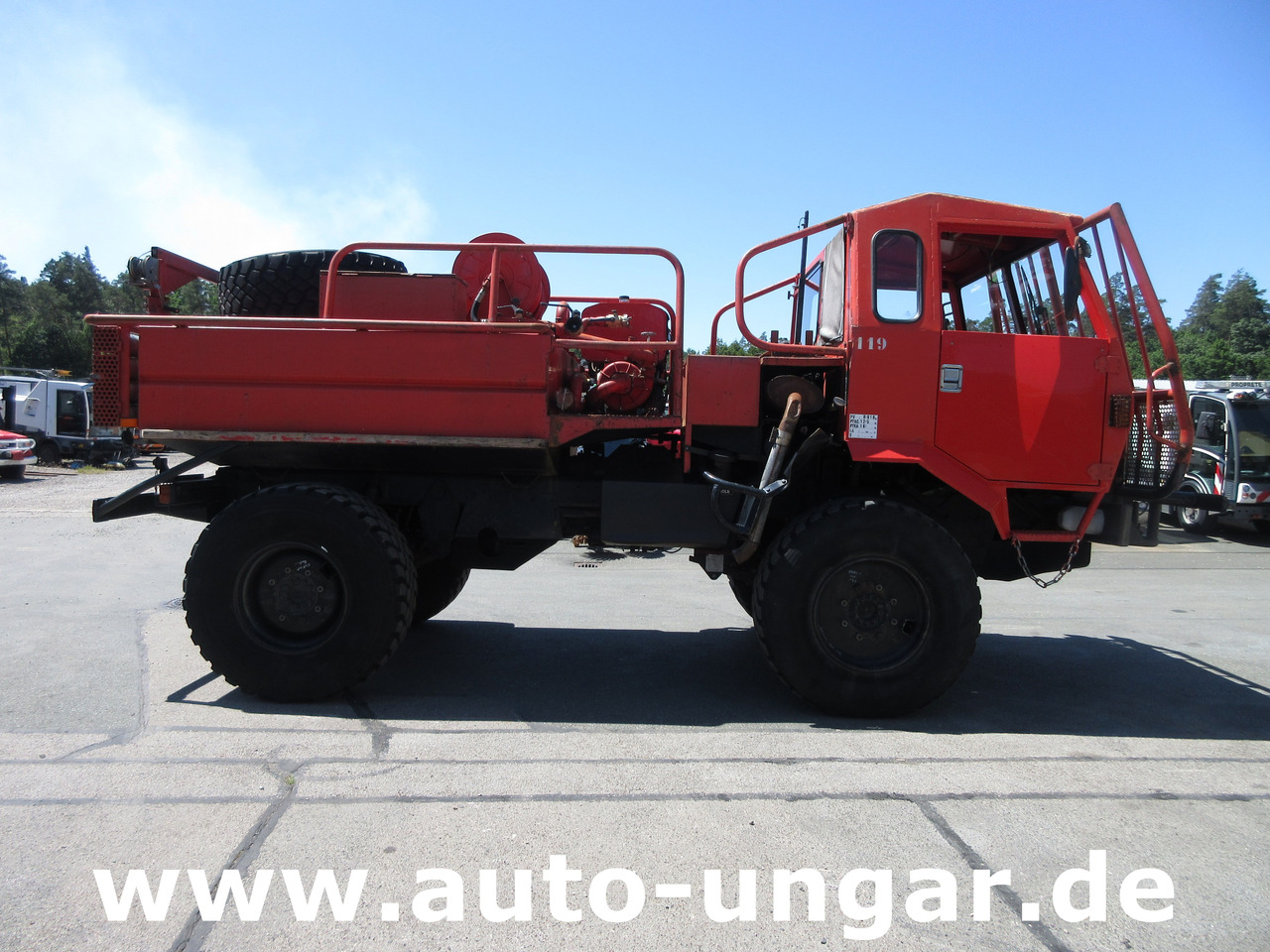 Пожарная машина BRIMONT PM ETR Feuerwehr 4x4x4 AHK verwindbarer Rahmen Off-Road Winde Kriechgang: фото 8