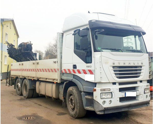 Iveco Stralis 420 - Грузовик бортовой/ Платформа, Автоманипулятор: фото 1 Iveco Stralis 420 - Грузовик бортовой/ Платформа, Автоманипулятор: фото 1
