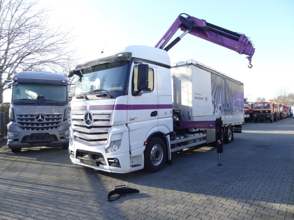 Mercedes-Benz Actros 2545 6X2 HIAB 166 bis 19 Meter - Грузовик бортовой/ Платформа, Автоманипулятор: фото 1 Mercedes-Benz Actros 2545 6X2 HIAB 166 bis 19 Meter - Грузовик бортовой/ Платформа, Автоманипулятор: фото 1