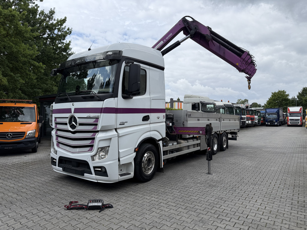 Mercedes-Benz Actros 2545 6X2 HIAB 166 bis 19 Meter - Грузовик бортовой/ Платформа, Автоманипулятор: фото 1 Mercedes-Benz Actros 2545 6X2 HIAB 166 bis 19 Meter - Грузовик бортовой/ Платформа, Автоманипулятор: фото 1