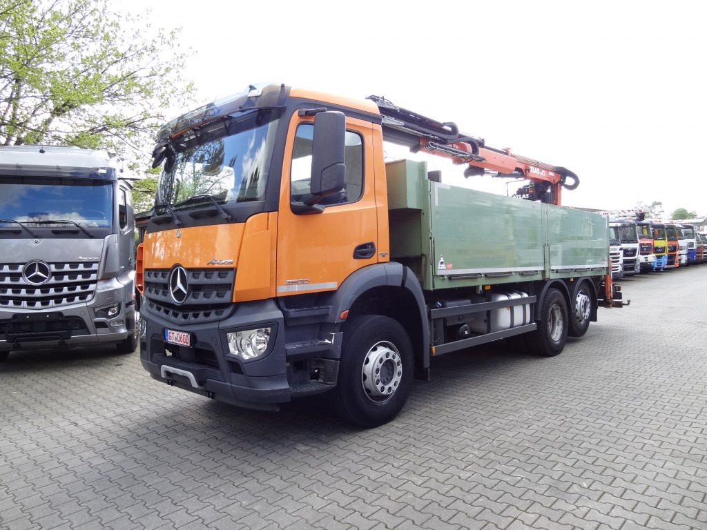 Mercedes-Benz Arocs 2630 6X2 Atlas 165.2 Baustoff - Грузовик бортовой/ Платформа, Автоманипулятор: фото 1 Mercedes-Benz Arocs 2630 6X2 Atlas 165.2 Baustoff - Грузовик бортовой/ Платформа, Автоманипулятор: фото 1