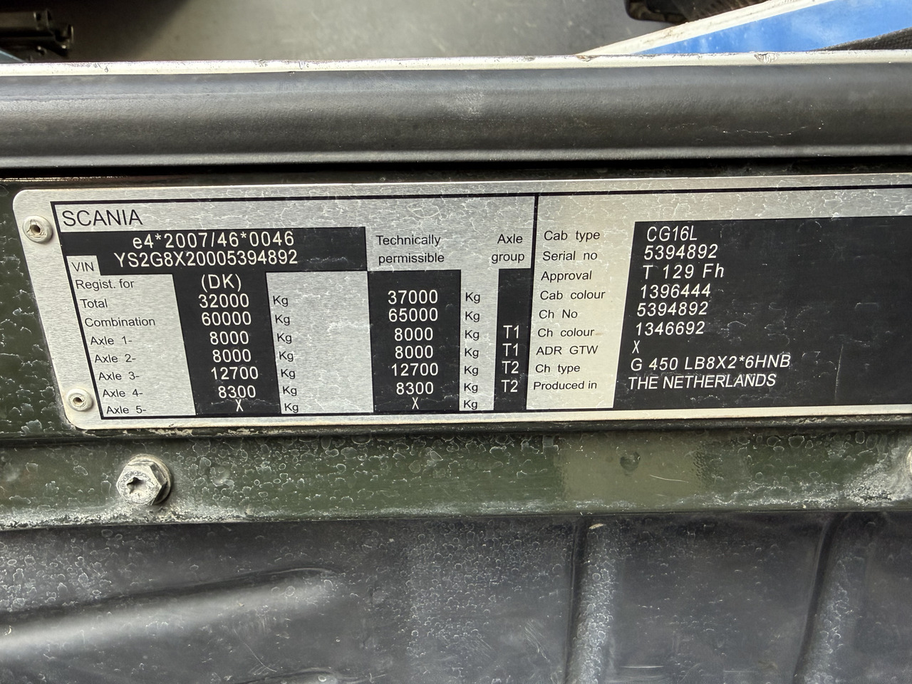 Scania G450 8X2*6 Kipper Kran HMF 2620 K5 - Самосвал, Автоманипулятор: фото 5 Scania G450 8X2*6 Kipper Kran HMF 2620 K5 - Самосвал, Автоманипулятор: фото 5