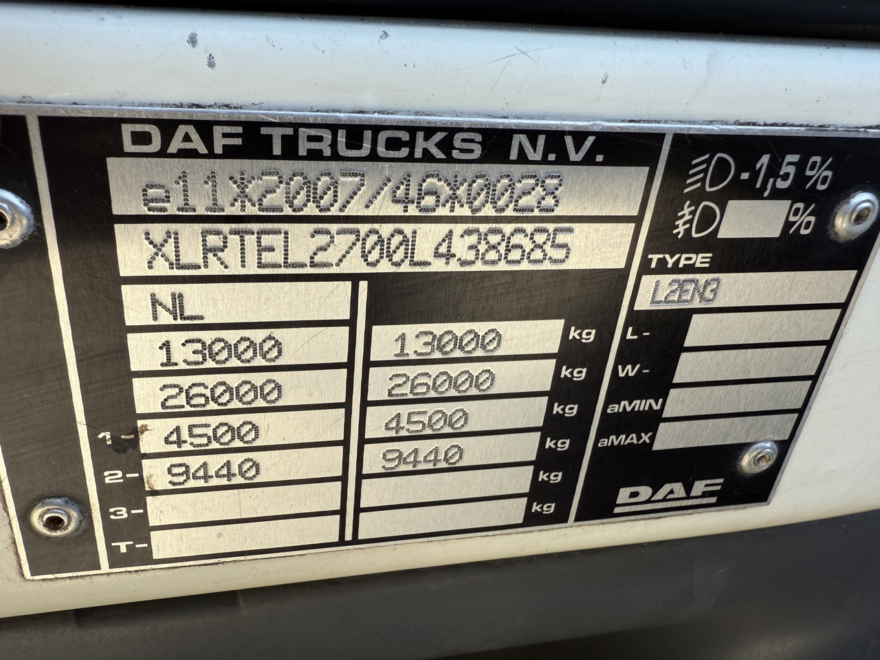 Daf LF 220.13 Kran Hiab 111 E-3 HiDuo - Тягач: фото 5 Daf LF 220.13 Kran Hiab 111 E-3 HiDuo - Тягач: фото 5